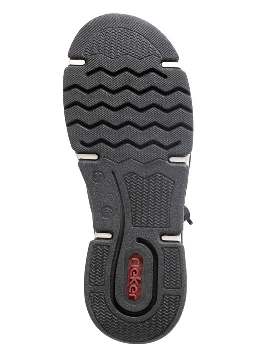 Schuhe - Rieker Sneaker aus schattiertem Synthetik und Textil, in Größe 036 bis 042, in Farbe SCHWARZ Ansicht 3