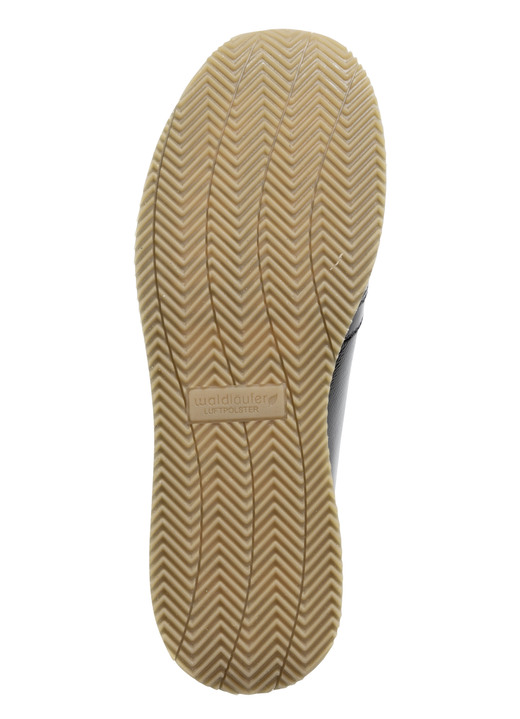 Slipper & Schnürschuhe - Schnür-Sneaker aus genarbtem Nappaleder, in Größe 4 bis 8 1/2, in Farbe SCHWARZ Ansicht 3