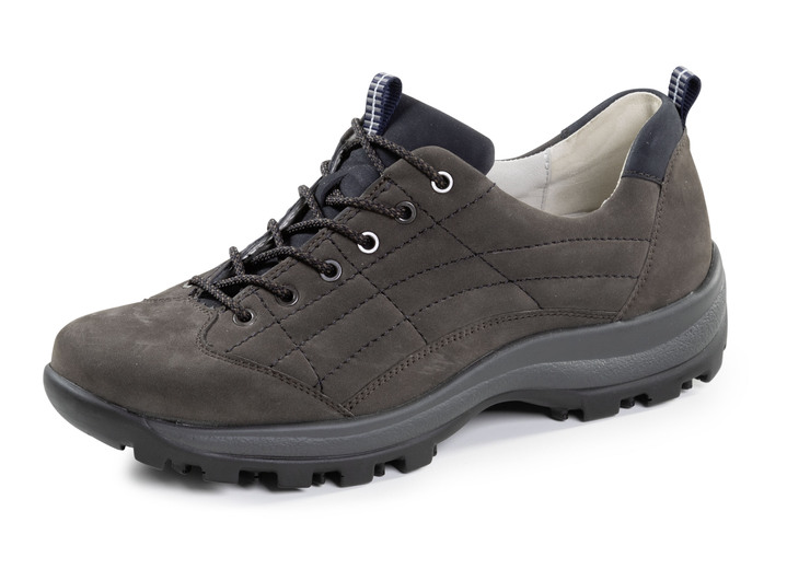 Slipper & Schnürschuhe - Waldläufer Schnürschuh aus Rind-Nubukleder, in Größe 3 1/2 bis 8, in Farbe BORDEAUX Ansicht 7