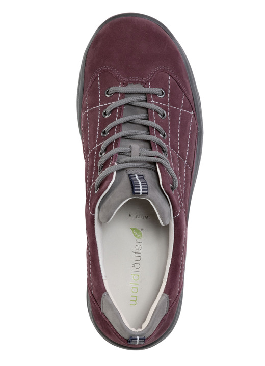 Slipper & Schnürschuhe - Waldläufer Schnürschuh aus Rind-Nubukleder, in Größe 3 1/2 bis 8, in Farbe DUNKELBLAU Ansicht 8