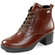 Stiefel & Stiefeletten - Waldläufer, atmungsaktive Damen-Stiefeletten, Weite H, mit herausnehmbarem Fußbett – Farbe BRAUN – Ansicht 1 Stiefel & Stiefeletten - Waldläufer, atmungsaktive Damen-Stiefeletten, Weite H, mit herausnehmbarem Fußbett, in Größe 3 1/2 bis 8, in Farbe BRAUN – Farbe BRAUN – Ansicht 1