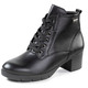 Stiefel & Stiefeletten - Waldläufer, atmungsaktive Damen-Stiefeletten, Weite H, mit herausnehmbarem Fußbett – Farbe SCHWARZ – Ansicht 1 Stiefel & Stiefeletten - Waldläufer, atmungsaktive Damen-Stiefeletten, Weite H, mit herausnehmbarem Fußbett, in Größe 3 1/2 bis 8, in Farbe BRAUN – Farbe SCHWARZ – Ansicht 1