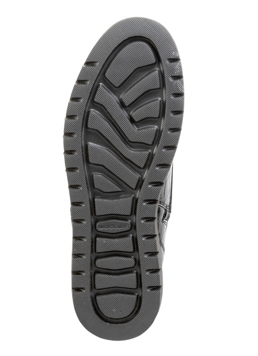 Stiefel & Stiefeletten - Waldläufer Bootie aus krokogeprägtem Lackleder, in Größe 3 1/2 bis 8, in Farbe SCHWARZ Ansicht 3