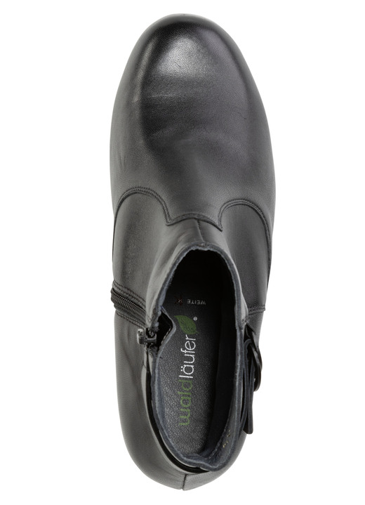 Stiefel & Stiefeletten - Waldläufer, bequeme Damen-Stiefeletten, Weite K, mit herausnehmbarem Fußbett Ansicht 2 Stiefel & Stiefeletten - Waldläufer, bequeme Damen-Stiefeletten, Weite K, mit herausnehmbarem Fußbett, in Größe 3 1/2 bis 8, in Farbe SCHWARZ Ansicht 2