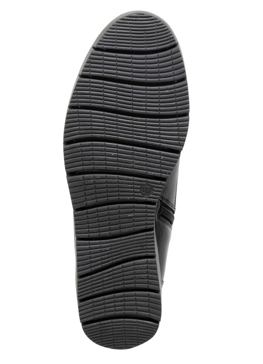 Stiefel & Stiefeletten - ELENA EDEN Schnür-Bootie mit gepolstertem Schaftrand, in Größe 036 bis 042, in Farbe SCHWARZ Ansicht 3