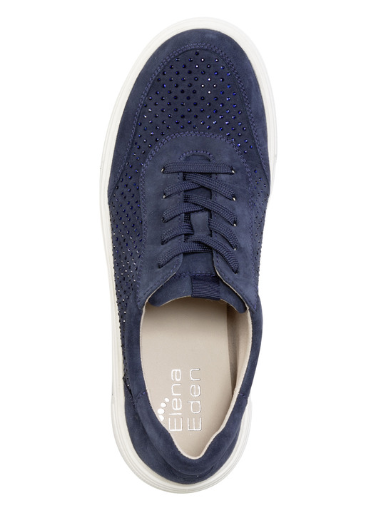 Slipper & Schnürschuhe - ELENA EDEN Sneaker aus feinem Veloursleder, in Größe 3 1/2 bis 8, in Farbe TAUPE Ansicht 6