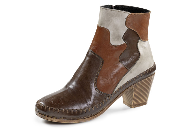 Stiefel & Stiefeletten - Gemini, modische Damen-Stiefeletten, Winterschuhe, Weite G, mit Reißverschluss, in Größe 036 bis 042, in Farbe BLAU Ansicht 4