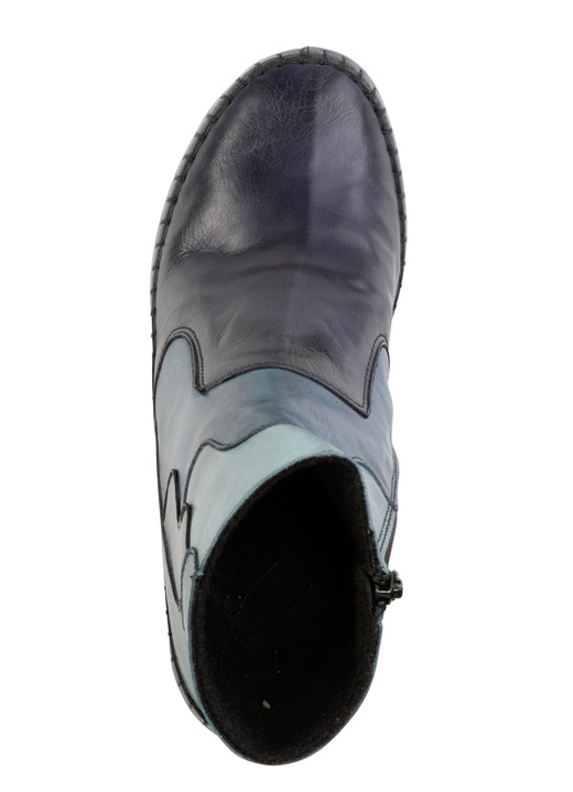 Stiefel & Stiefeletten - Gemini, modische Damen-Stiefeletten, Winterschuhe, Weite G, mit Reißverschluss, in Größe 036 bis 042, in Farbe BRAUN-KIESEL Ansicht 6