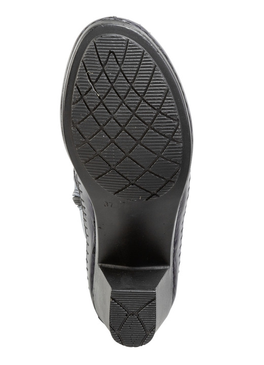 Stiefel & Stiefeletten - Gemini, modische Damen-Stiefeletten, Winterschuhe, Weite G, mit Reißverschluss, in Größe 036 bis 042, in Farbe BRAUN-KIESEL Ansicht 7