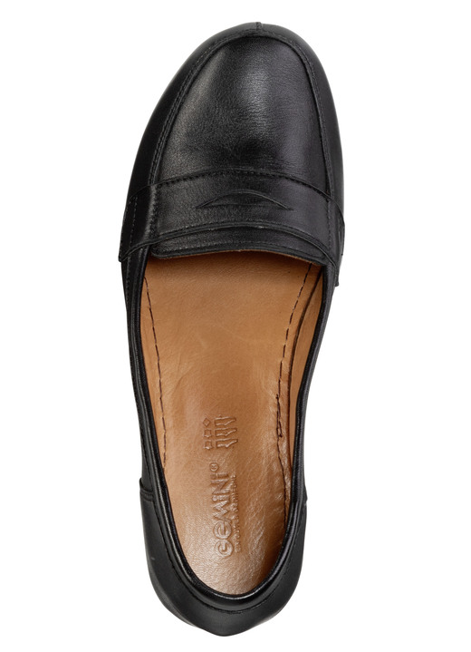 Pumps & Ballerina - Gemini Pumps aus teilweise schattiertem Rind-Nappaleder, in Größe 036 bis 042, in Farbe SCHWARZ Ansicht 2