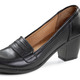 Pumps & Ballerina - Gemini Pumps aus teilweise schattiertem Rind-Nappaleder, in Größe 036 bis 042, in Farbe SCHWARZ – Farbe SCHWARZ – Ansicht 1