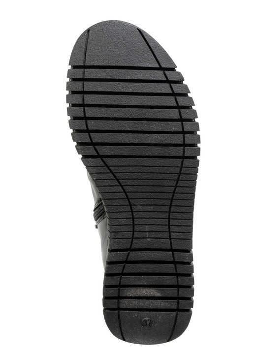 Stiefel & Stiefeletten - Gemini Stiefelette mit Raffung und dekorativen Knöpfen, in Größe 036 bis 042, in Farbe WEISS Ansicht 7