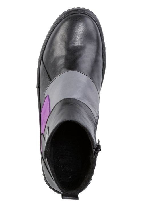 Stiefel & Stiefeletten - Gemini Bootie im Patchwork-Stil, in Größe 036 bis 042, in Farbe COGNAC-BUNT Ansicht 5