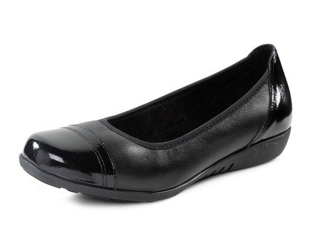 ELENA EDEN, klassische Damen-Ballerinas, Weite G, mit herausnehmbarem Fußbett