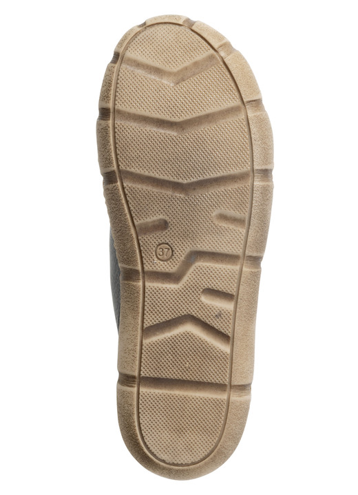 Stiefel & Stiefeletten - Andrea Conti Schnür-Bootie mit Schaftrand aus kariertem Textil, in Größe 036 bis 042, in Farbe SCHWARZ-BRAUN Ansicht 3