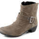 Stiefel & Stiefeletten - ELENA EDEN Stiefelette mit flotter Raffung und Zier-Schließe, in Größe 036 bis 042, in Farbe TAUPE – Farbe TAUPE – Ansicht 1