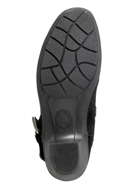 Stiefel & Stiefeletten - ELENA EDEN Stiefelette mit flotter Raffung und Zier-Schließe, in Größe 036 bis 042, in Farbe TAUPE Ansicht 6