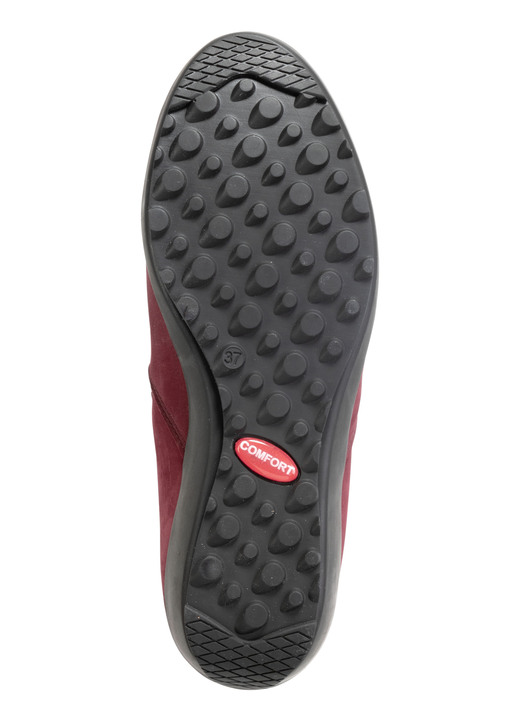 Stiefel & Stiefeletten - ELENA EDEN Stiefelette mit Nappaleder-Besatz Ansicht 3 Stiefel & Stiefeletten - ELENA EDEN Stiefelette mit Nappaleder-Besatz, in Größe 036 bis 042, in Farbe RUBINROT Ansicht 3