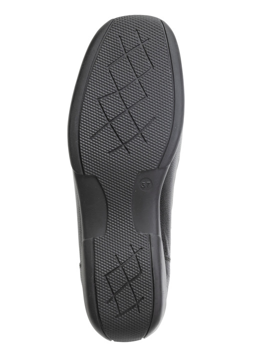 Slipper & Schnürschuhe - ELENA EDEN, klassische Damen-Slipper, mit herausnehmbarem Fußbett Ansicht 6 Slipper & Schnürschuhe - ELENA EDEN, klassische Damen-Slipper, mit herausnehmbarem Fußbett, in Größe 036 bis 042, in Farbe TAUPE-SCHWARZ Ansicht 6