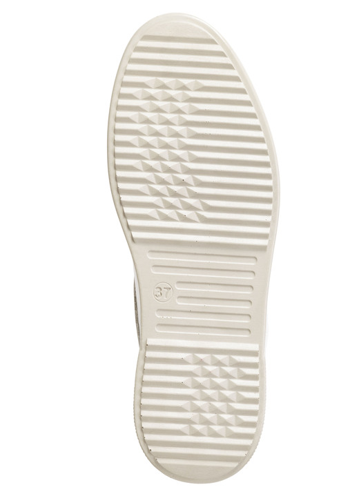 Slipper & Schnürschuhe - Gemini Sneaker mit dekorativer Steppung, in Größe 036 bis 042, in Farbe WEISS Ansicht 3