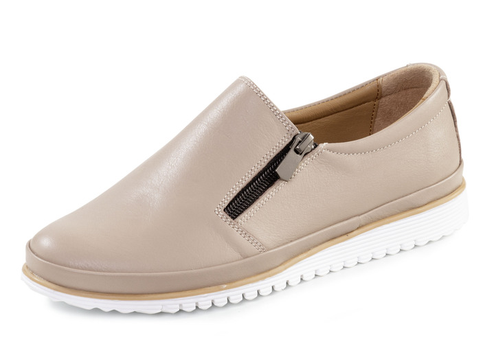 Slipper & Schnürschuhe - Andrea Conti Slipper aus Nappaleder, in Größe 036 bis 042, in Farbe MARINE Ansicht 4