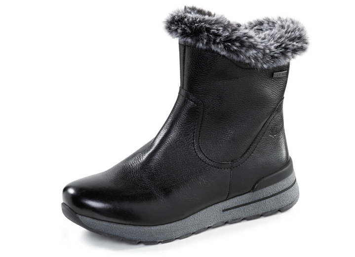 Stiefel & Stiefeletten - Caprice, gefütterte Damen-Stiefeletten, Winterschuhe, Weite H, mit herausnehmbarem Fußbett, in Größe 036 bis 042, in Farbe TAUPE Ansicht 4