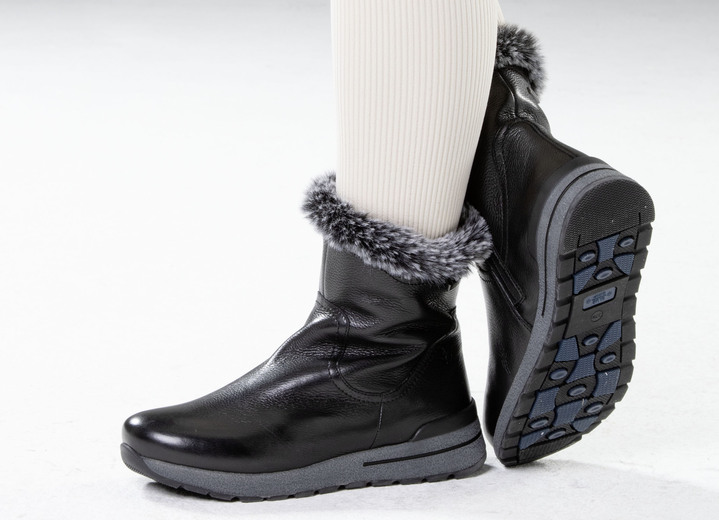 Stiefel & Stiefeletten - Caprice, gefütterte Damen-Stiefeletten, Winterschuhe, Weite H, mit herausnehmbarem Fußbett, in Größe 036 bis 042, in Farbe TAUPE Ansicht 7