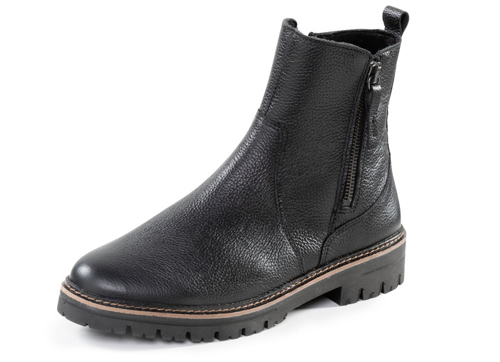 Stiefel & Stiefeletten - ELENA EDEN Stiefelette aus Veloursleder, in Größe 036 bis 042, in Farbe SAND Ansicht 4