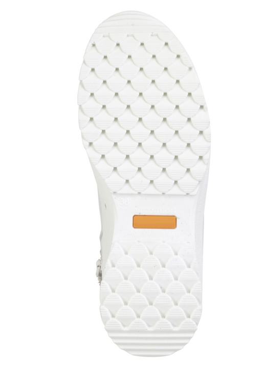 Stiefel & Stiefeletten - Schnür-Bootie aus genarbtem Rind-Nubukleder, in Größe 036 bis 042, in Farbe EISGRAU Ansicht 3