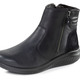 Stiefel & Stiefeletten - Gefütterte Damen-Boots, Winterschuhe, Weite K, mit Lammfell, in Größe 036 bis 042, in Farbe SCHWARZ – Farbe SCHWARZ – Ansicht 1