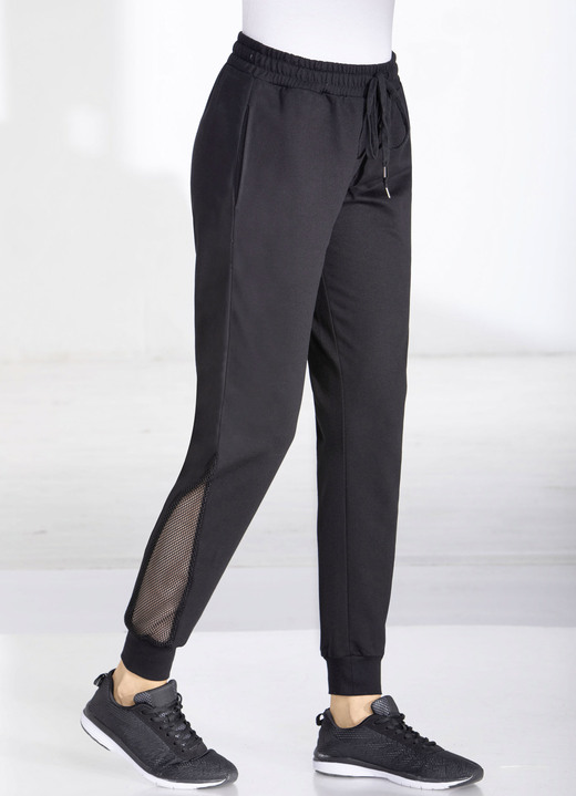 Freizeithosen - Freizeithose mit Netzeinsatz in 4 Farben, in Größe 3XL (52/54) bis XXL (48/50), in Farbe MARINE Ansicht 2