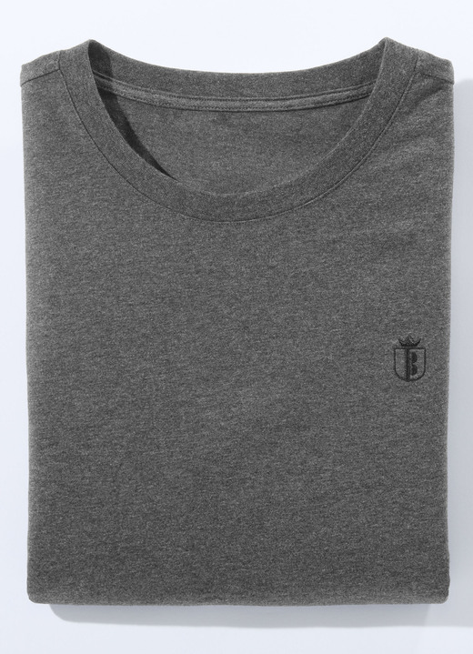 Freizeitshirts & -Kombinationen - Doppelpack Shirt in 4 Farben , in Größe 3XL (64/66) bis XXL (60/62), in Farbe 2x WEIß Ansicht 4