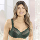 Soft-BH - LingaDore Bügel-BH mit zarter Elastikspitze – Farbe DUNKELGRÜN – Ansicht 6 Soft-BH - LingaDore Bügel-BH mit zarter Elastikspitze, in Größe 075 bis 105, in Cup F, in Farbe DUNKELGRÜN – Farbe DUNKELGRÜN – Ansicht 6