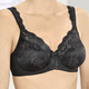 Bügel-BH - Triumph-Stellina Bügel-BH mit Jacquardmuster – Farbe SCHWARZ – Ansicht 6 Bügel-BH - Triumph-Stellina Bügel-BH mit Jacquardmuster, in Größe 075 bis 100, in Cup B, in Farbe WEISS – Farbe SCHWARZ – Ansicht 6