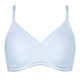 - Angenehm leichter Naturana BH mit vorgeformten Cups, in Größe 075 bis 095, in Cup B, in Farbe BLEU – Farbe BLEU – Ansicht 3