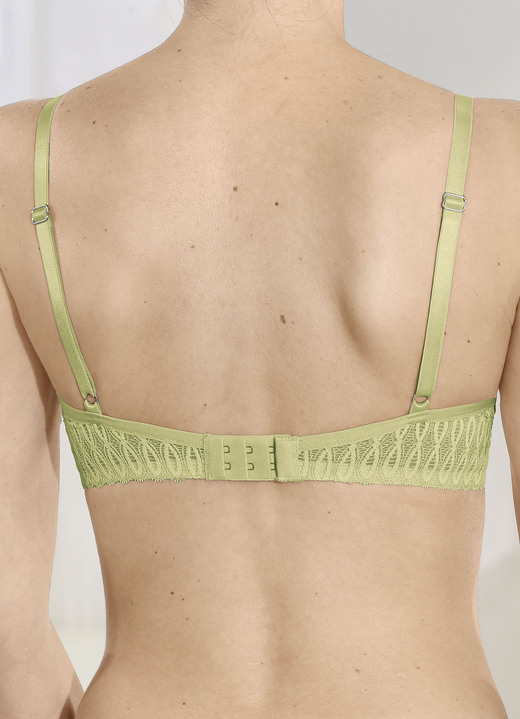 Damen - Triumph-Aura Spotlight Bügel-BH mit Elastikspitze, in Größe 070 bis 090, in Cup A, in Farbe PISTAZIE Ansicht 5