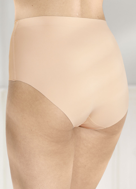 - Sassa Zweierpack Miederslips mit nahtlosen Abschlüssen, in Größe 038 bis 048, in Farbe 1X PUDER, 1X SCHWARZ Ansicht 2