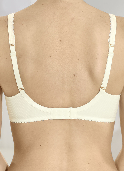 Bügel-BH - Felina Bügel-BH mit hübscher Stickereispitze, in Größe 075 bis 100, in Cup E, in Farbe ECRU Ansicht 3
