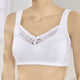 Soft-BH - BH mit Elastikspitze, in Größe 080 bis 105, in Cup B, in Farbe WEISS – Farbe WEISS – Ansicht 1