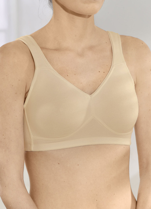 Soft-BH - Speidel Zweierpack BH mit vorgeformten Cups Ansicht 3 Soft-BH - Speidel Zweierpack BH mit vorgeformten Cups, in Größe 080 bis 115, in Cup B, in Farbe WEISS Ansicht 3