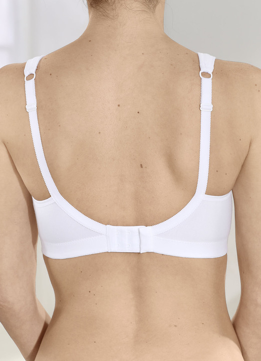 Soft-BH - Swegmark of Sweden BH mit Spitzeneinsätzen Ansicht 6 Soft-BH - Swegmark of Sweden BH mit Spitzeneinsätzen, in Größe 075 bis 100, in Cup F, in Farbe WEISS Ansicht 6