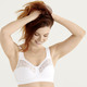 Soft-BH - Swegmark of Sweden BH mit Spitzeneinsätzen – Farbe WEISS – Ansicht 1 Soft-BH - Swegmark of Sweden BH mit Spitzeneinsätzen, in Größe 075 bis 100, in Cup B, in Farbe WEISS – Farbe WEISS – Ansicht 1