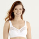 Soft-BH - Swegmark of Sweden BH mit Spitzeneinsätzen – Farbe WEISS – Ansicht 2 Soft-BH - Swegmark of Sweden BH mit Spitzeneinsätzen, in Größe 075 bis 100, in Cup B, in Farbe WEISS – Farbe WEISS – Ansicht 2