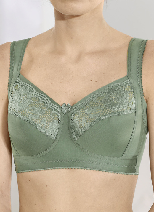 BH mit Spitze - Miss Mary BH mit Elastikspitzeneinsätzen Ansicht 6 BH mit Spitze - Miss Mary BH mit Elastikspitzeneinsätzen, in Größe 080 bis 115, in Cup C, in Farbe WEISS Ansicht 6