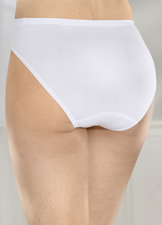 Slips - Dreierpack Speidel Slips aus BIO-Baumwolle, in Größe L (44/46) bis S (36/38), in Farbe 3X WEISS Ansicht 1