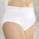 - Speidel Dreierpack Slips mit Elastikspitzenbund, in Größe 040 bis 050, in Farbe WEISS – Farbe WEISS – Ansicht 2