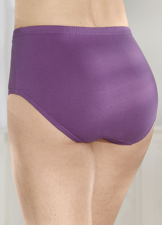 Slips - Viererpack Slips mit Gummizug im Bund, in Größe 038 bis 056, in Farbe 2X ALTROSA, 2X BEERE Ansicht 2