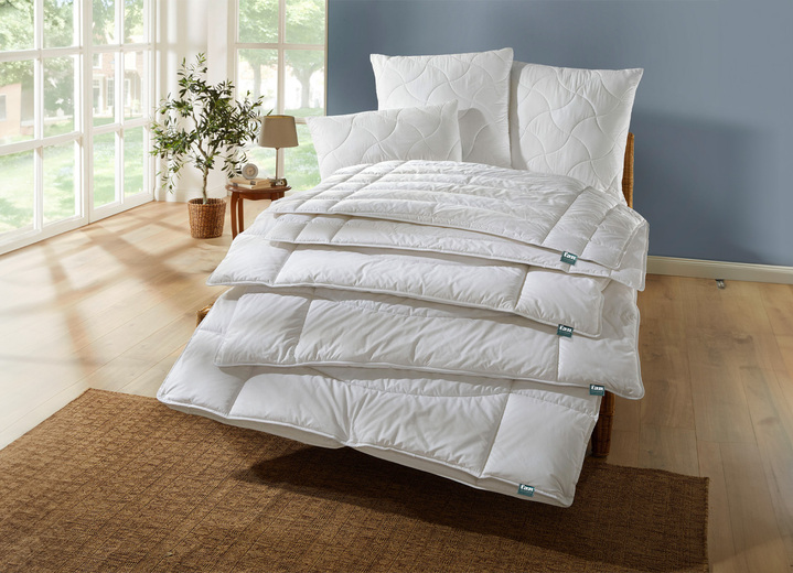 Bettwaren - Bettwarenprogramm von f.a.n. mit aktiver Temperaturregulierung, in Größe 103 (Decke, 135/200 cm) bis 121 (Kissen, 40/80 cm), in Farbe WEISS, in Ausführung Kissen Ansicht 4