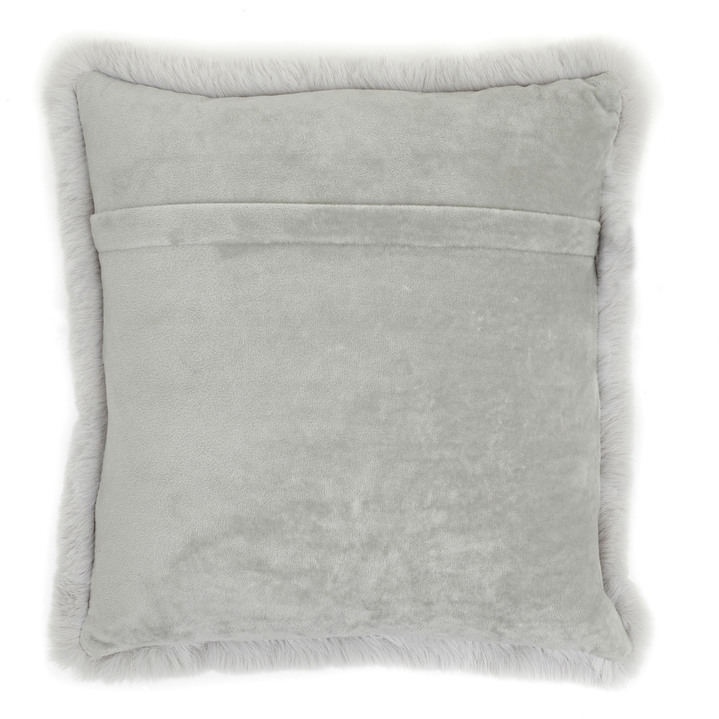 Dekokissen & Hüllen - Kuschelige Wohnaccessoire, in Größe 101 (Fellform, 55x 80 cm) bis 405 (Sitzkissen, 40x 40 cm), in Farbe WEISS Ansicht 7