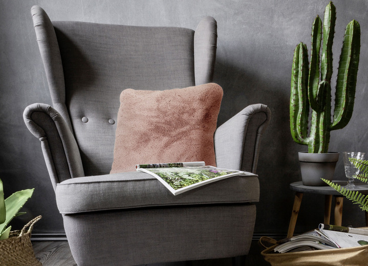 Dekokissen & Hüllen - Kuschelige Wohnaccessoire, in Größe 101 (Fellform, 55x 80 cm) bis 405 (Sitzkissen, 40x 40 cm), in Farbe WEISS Ansicht 22